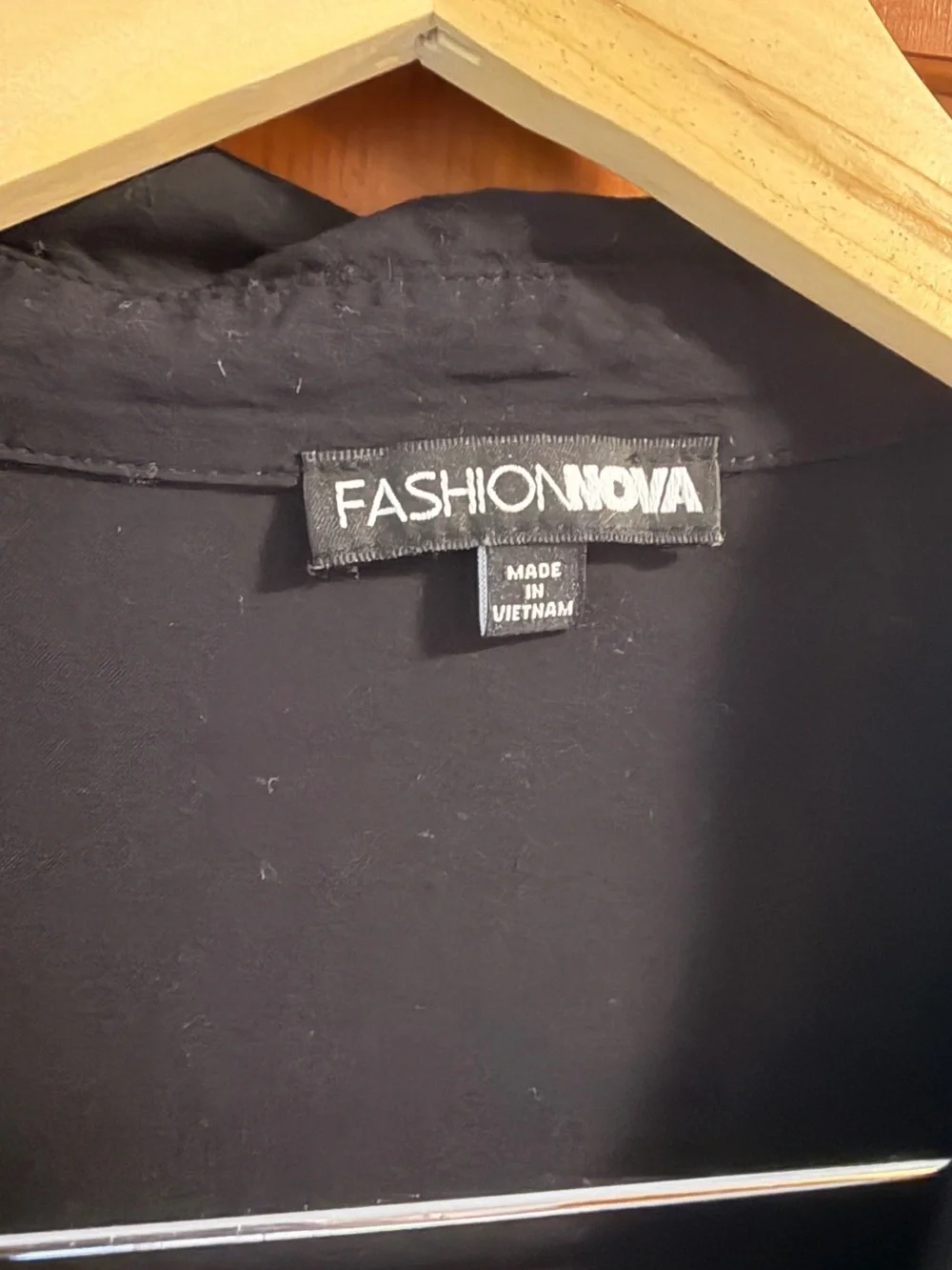 Fashion Nova You Better Work Shirt Black